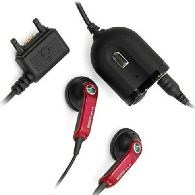 Original Sony Ericsson HPM-64 D BASS REFLEX Dual Headset Handy Phone Headphones