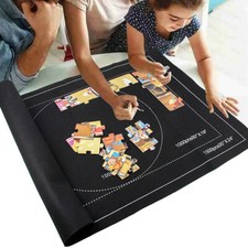 Felt Jigsaw Storage Mat Puzzle Roll Up Puzzle Storage Up To 1500 Pieces Game
