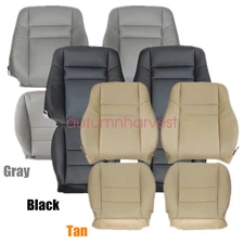 For 2003 2004 2005 2006 2007 Honda Accord Front Bottom & Top Leather Seat Cover