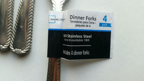 New 18/0 Dinner Forks Stainless Steel Dinner Forks set of 10 four pks 40 total - Picture 3 of 3