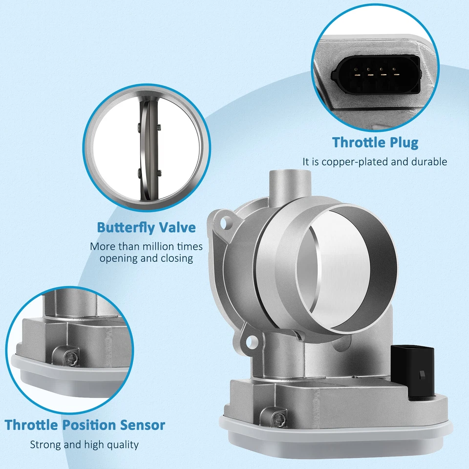 Cuerpo del acelerador para BMW X5 2009-2013 BMW 335d 2009-2011 3,0 L diésel DOHC Foto 4 de 4