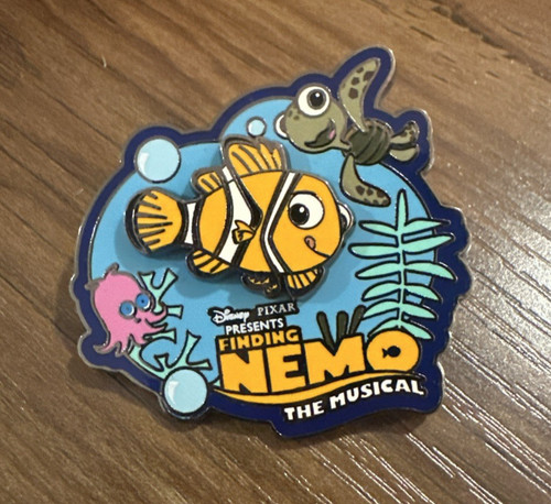 Disney World Finding Nemo The Musical trading Pin Preowned