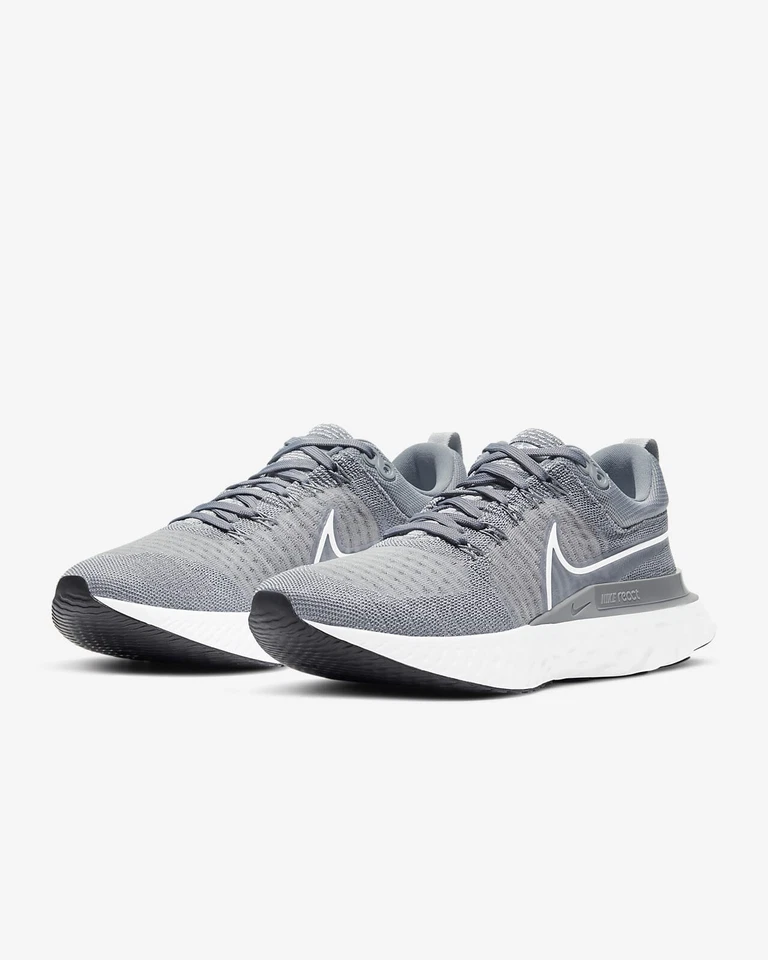 Nike React Infinity Run Flyknit 2 Particle Grey Size 7.5 Men’s Shoes CT2357 001 - Image 2 of 4