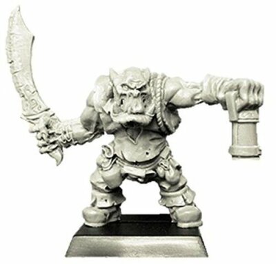 SPCH 0607 Spellcrow 28mm Fantasy Miniatures: Orc with Sabre and Lantern