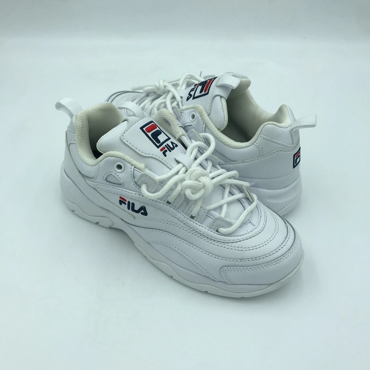 Fila Disruptor II Premium Women\'s Fashion Cross-Trainer Shoes Black or  White | eBay