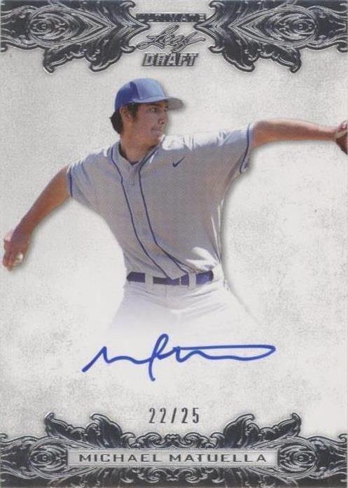 2015 Leaf Ultimate Draft - Michael Matuella #BA-MM2 - 1 of 1