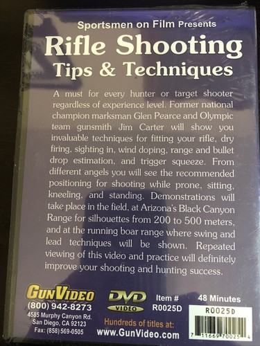 Rifle Shooting Tips & Techniques DVD - Picture 2 of 2
