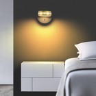 6W LED Wall Sconce Lamp Switch Headboard Reading Light Fixture Rotatable Aisle