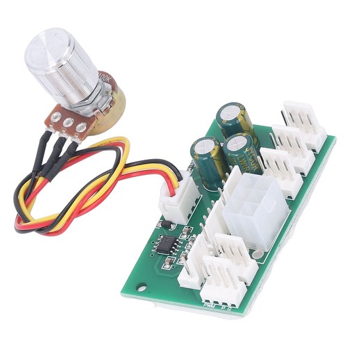 Cooling Fan Hub PWM PC Chassis 8 Way Splitter Speed Control Module 4 Pin - Imagen 11 de 12