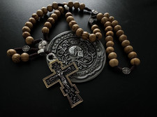 Rosary John Wick Cross Gold Coin John Wick Blood oath marker