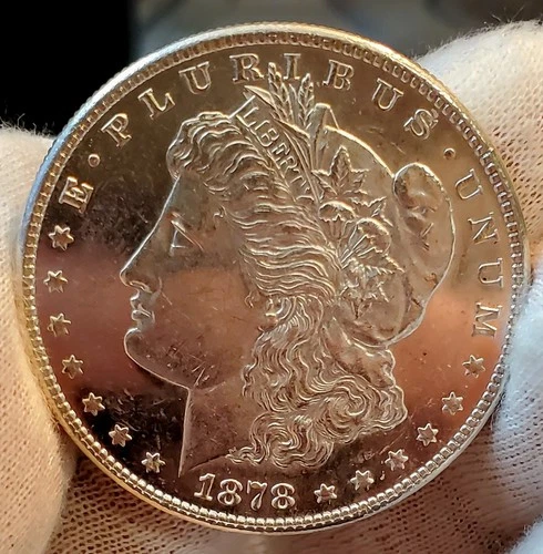 * 1878 S * UNC+ JAW DROPPING PL/DMPL MIRRORS BETTER DATE MORGAN SILVER DOLLAR A6