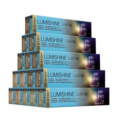 joico lumi 10 lumishine 10 minute color 2.5 oz gray coverage hair color