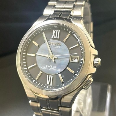 Citizen Exceed Eco Drive Mens Dress Watch 38mm H410 T003826 wrist 18cm