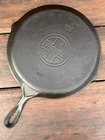 Griswold Cast Iron #108 Large Logo Shallow Skillet Griddle
