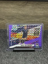 2021 Panini Mosiac UEFA EURO 2020 Scott McTominay Purple Prizm Give & Go 35/70 
