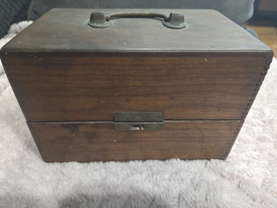 Antique Traveler Apothecary Box