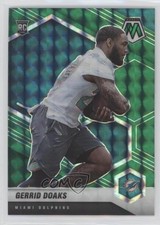 2021 Panini Mosaic Rookies Green Mosaic Prizm Gerrid Doaks #373 0i1i