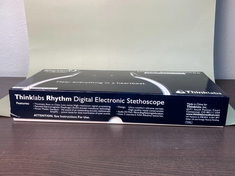 Estetoscopio digital Thinklabs Rhythm ds32a+ edición limitada Foto 3 de 4