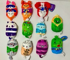 Cat vs Pickles Dog vs Squirls - Lot of 11- Stuffed Beanbag Toys 4 No Duplicates