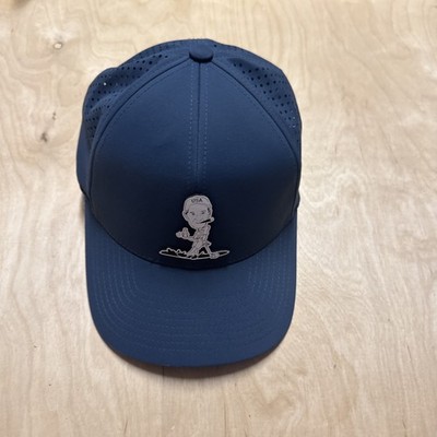 Flex Fit Golf Holder With Cigar Rubber Patch Baseball Cap Hat