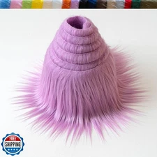 CNSUPMK Plush Faux Fur Fabric Precut Strips Fluffy Fuzzy Craft Furr for Craft