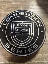 LEXANI C/S COMPETITION SERIES 310339 C195K75 GLOSS BLACK WHEEL RIM CENTER CAP