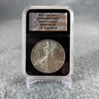2007-W American Silver Eagle Genuine Burnished West Point Mint