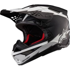 Alpinestars 8300823-1121-XS Supertech S-M10 Ampress Helmets XS Black