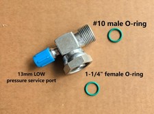 Sanden Tecumseh York 209210 Compressor Adapter W 13mm Service Port Low