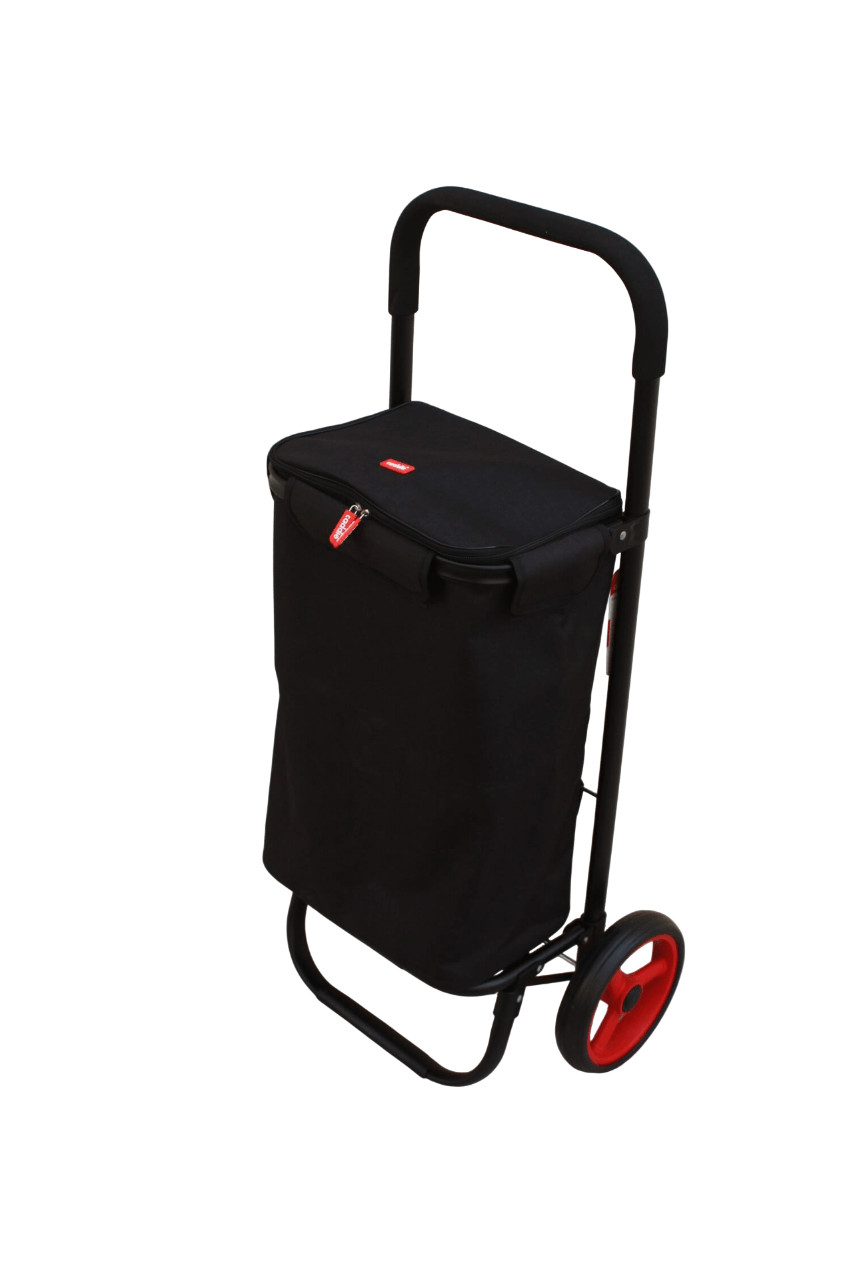 Chariot de courses pliable pour soulager le dos lors des commissions