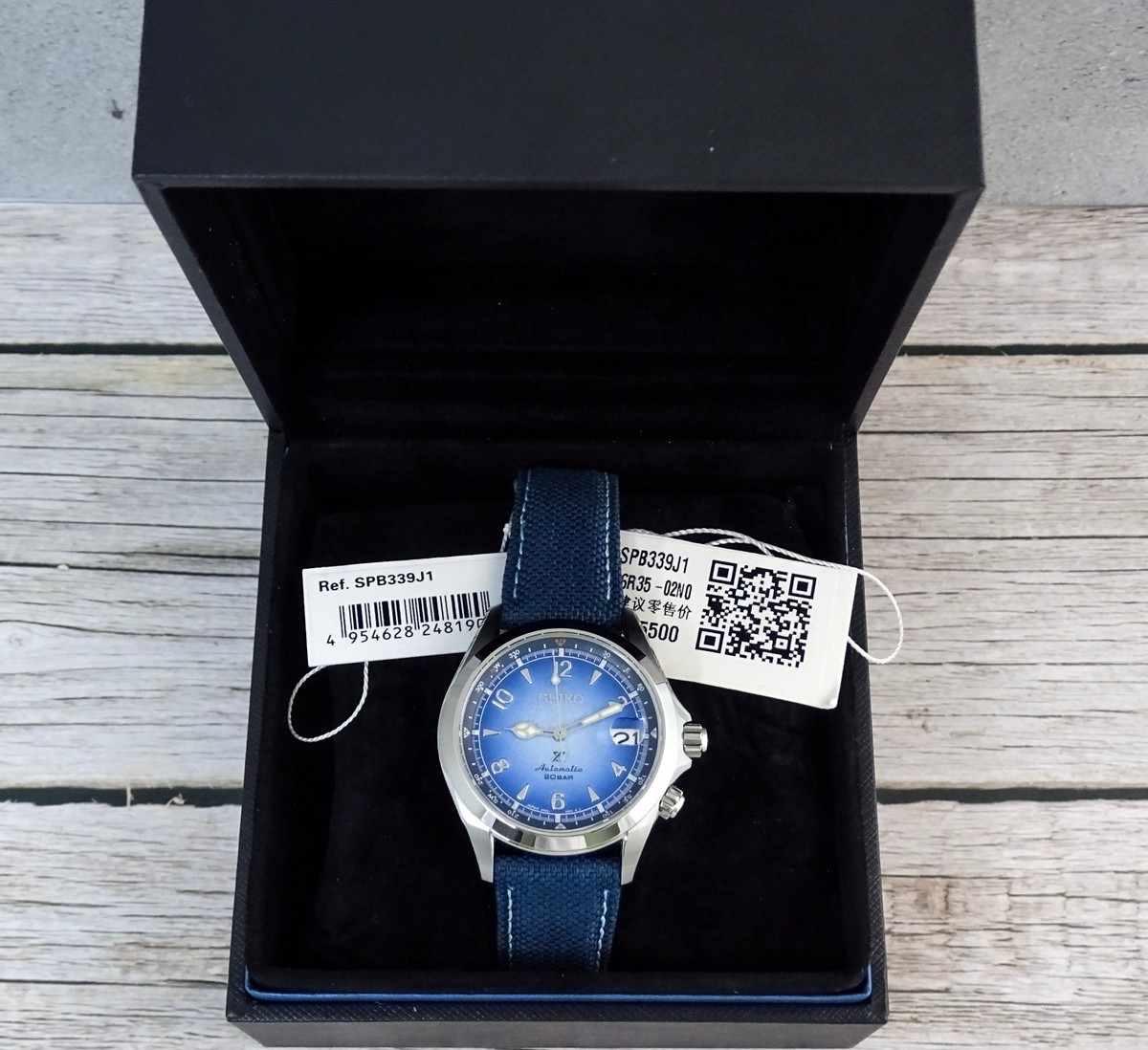 セイコSPB339J1 プロスペックス アルピニスト Seiko Prospex Blue Men's Watch - SPB339J1 for sale online | eBay