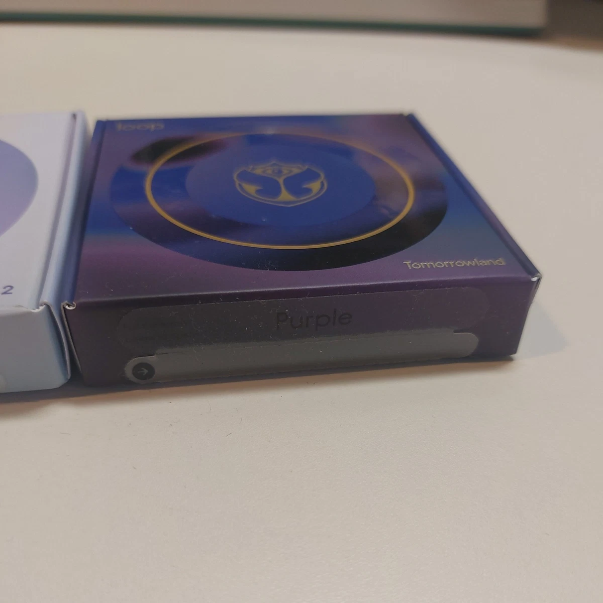 Paquete de 2 tapones para los oídos de bucle lavanda iridiscente y Tomorrowland púrpura NUEVO
