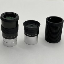 Orion Sirius Plossl 25mm & 10mm 1.25” Telescope Eyepieces + 2” Extension Tube
