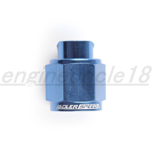 US SHIP -8 AN 8AN AN8 AN Flare Cap Fuel Oil Fitting Adapter Caps Aluminum Blue - Picture 4 of 7