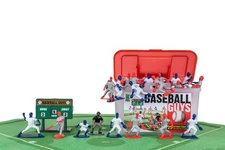 Kaskey Kids Baseball Guys, Red Gray vs. Blue White, 29 Pieces in Each Set,