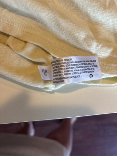 Girls Pale Yellow Art Class L (10/12) Spaghetti Strap Tank - Picture 5 of 6