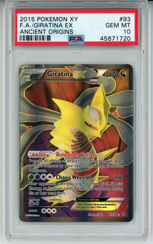 Giratina-EX graded PSA 10 for sale on eBay
