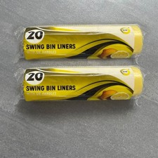 40 x 50L Swing Bin binbags bags lemon yellow Liners   390mm x 210mm x 900mm  50L