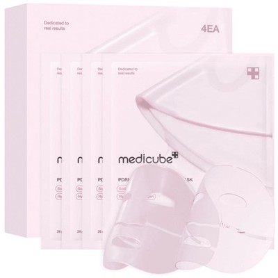Medicube PDRN Pink Straffende Maske mit Kollagen und Natrium-DNA, 4 Stück