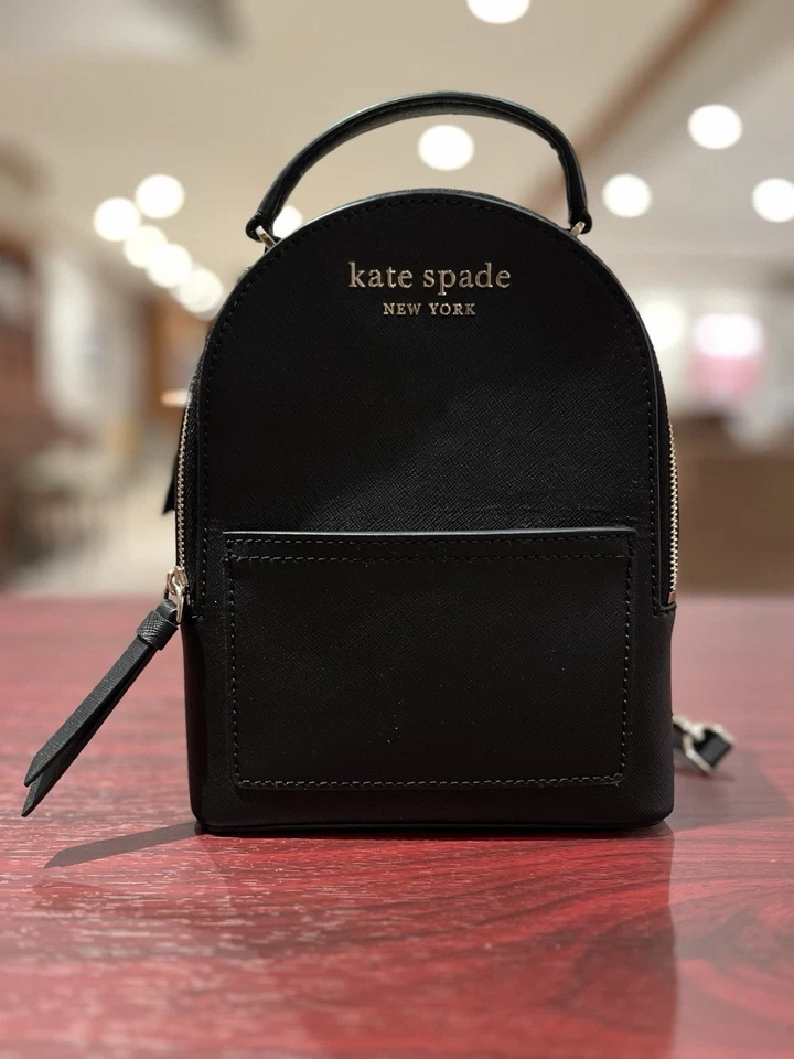 Mini mochila Kate Spade New York negra Foto 4 de 4
