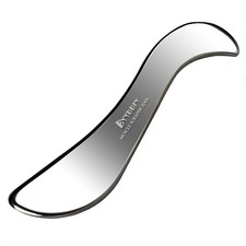 BYYDDIY Non-Magnetic 304 Stainless Steel Gua Sha Muscle Scraper Tool Black