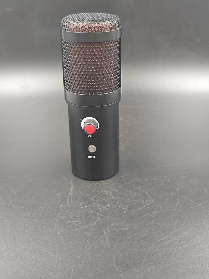 GAM-U09 RGB USB Microphone 192Khz/24Bit Black/Red Used Working - Image 4 of 4
