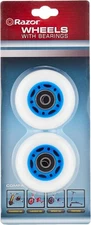 Razor PowerWing RipRider 360 Replacement Rear Wheels - Blue, 64mm 64mm, Blue 