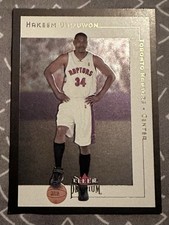 2001 Fleer Premium Hakeem Olajuwon Toronto Raptors #96