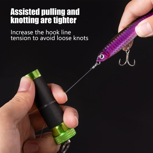 Fishing Knot Tying Tool Fishing Line Knot Puller Fishing Hook Knot Tie Loop Tool - Picture 4 of 13