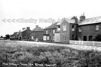 szz-44 Dorf aus dem Grünen, Sarratt, Hertfordshire 1950. Foto