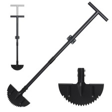 Harrms Lawn Edger Manual Grass Edging Tool with Adjustable Handle 86-106cm