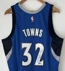 Karl-Anthony Towns Signed 2015-16 Timberwolves Mitchell & Ness NBA Jersey BAS