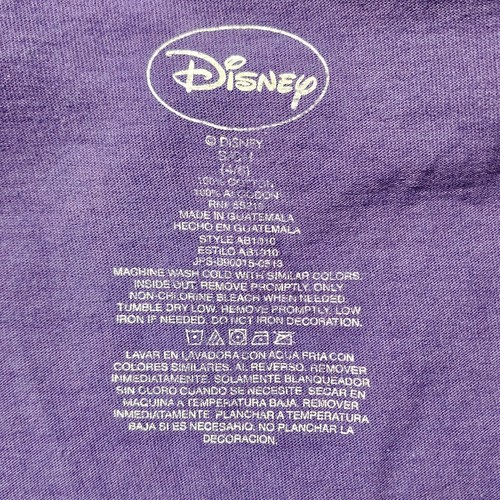 Camiseta Disney EVIL IS SO GLAMOROUS Algodón Púrpura Adulto Talla S - Imagen 4 de 4