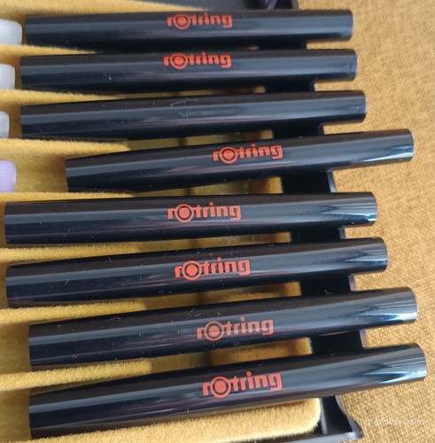 rOtring Variant Set of 8 drawing pens in case GERMANY VTG - Picture 8 of 10